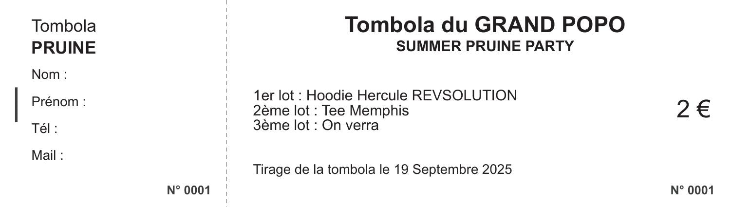 Ticket de tombola